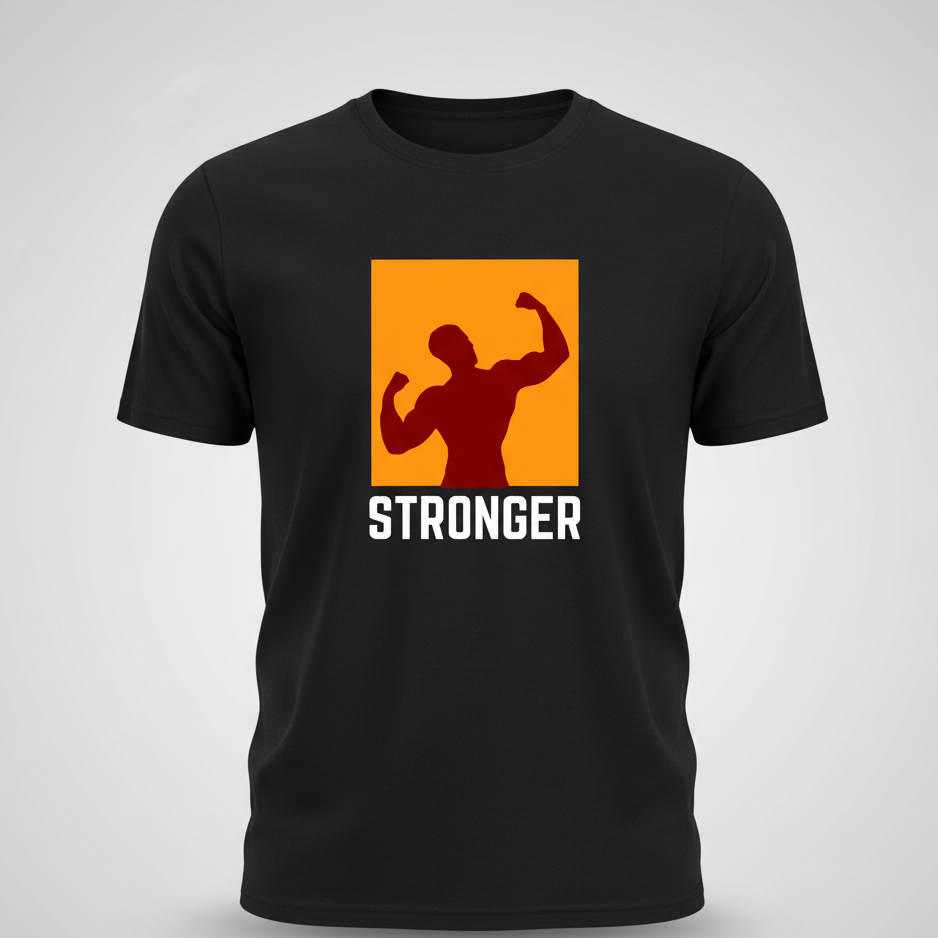 Unisex Standard Crew  Black T-Shirt