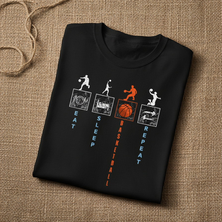 Unisex Standard Crew Black T-Shirt