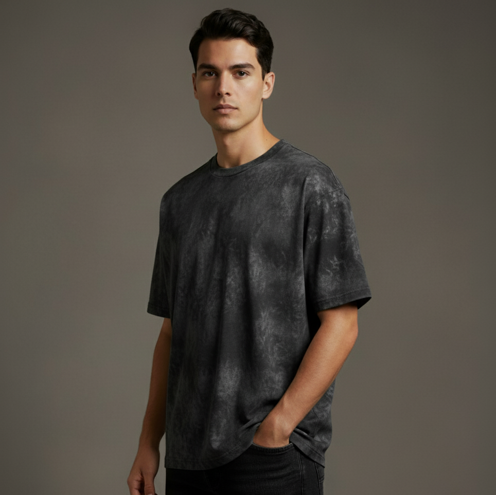 Unisex Acid Washed Oversized Tee