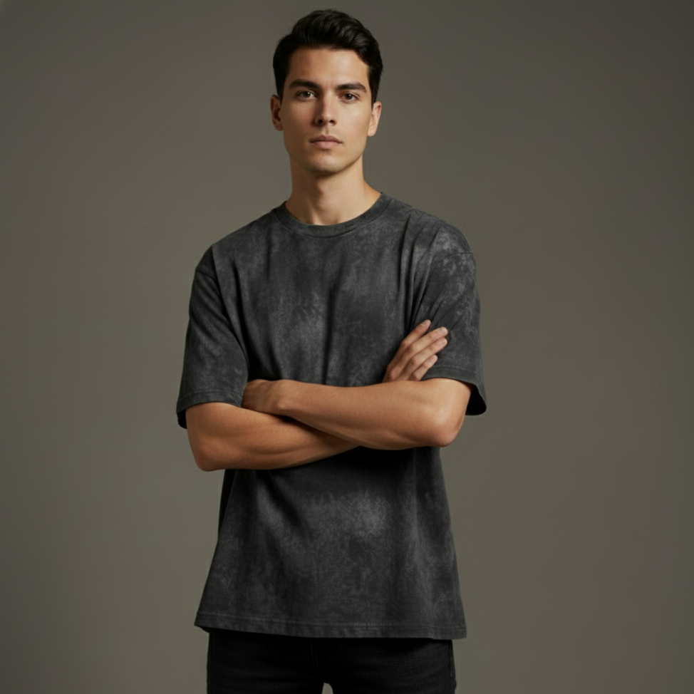 Unisex Acid Washed Oversized Tee