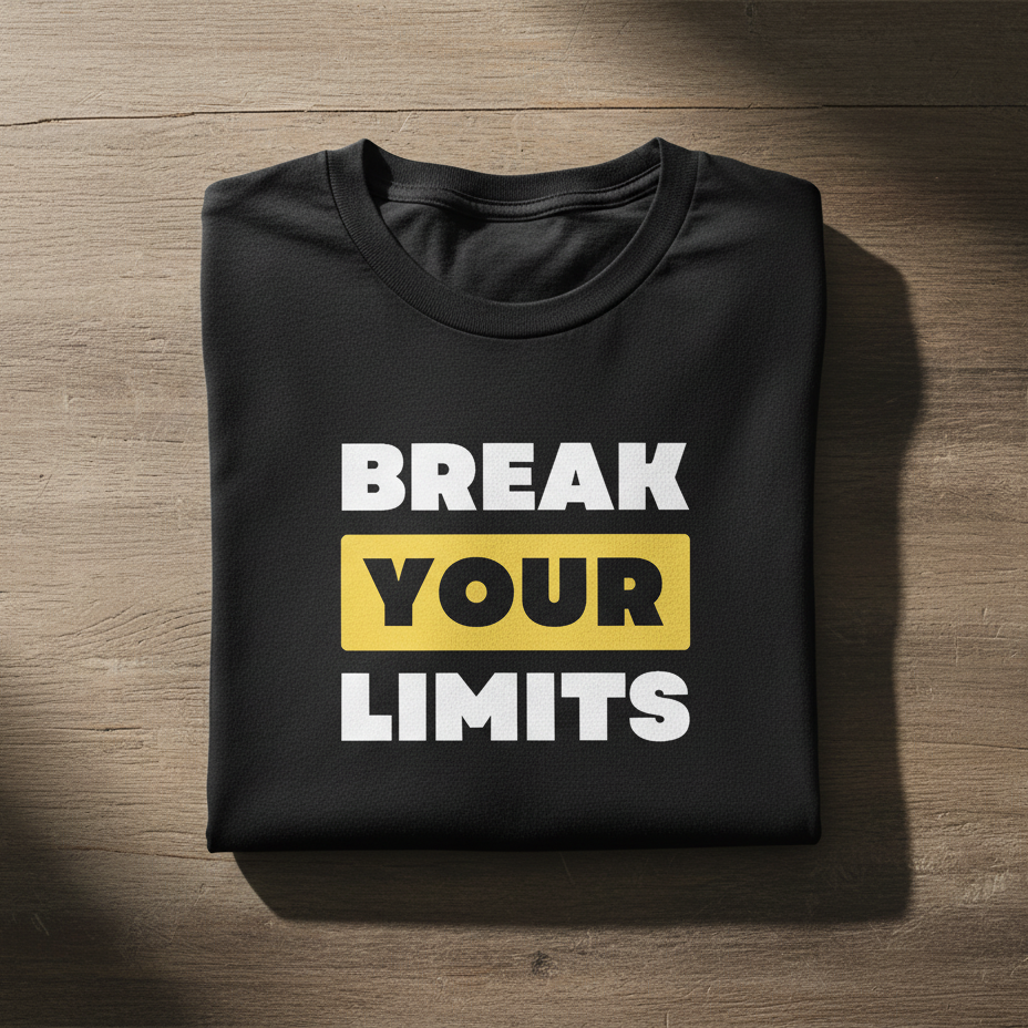 Unisex Standard Crew Black T-Shirt