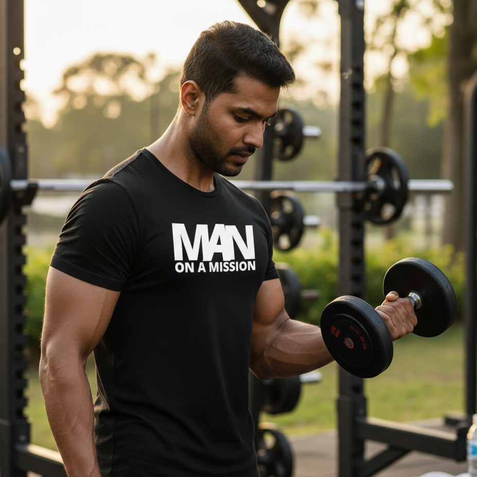 Unisex Standard Crew Black T-Shirt