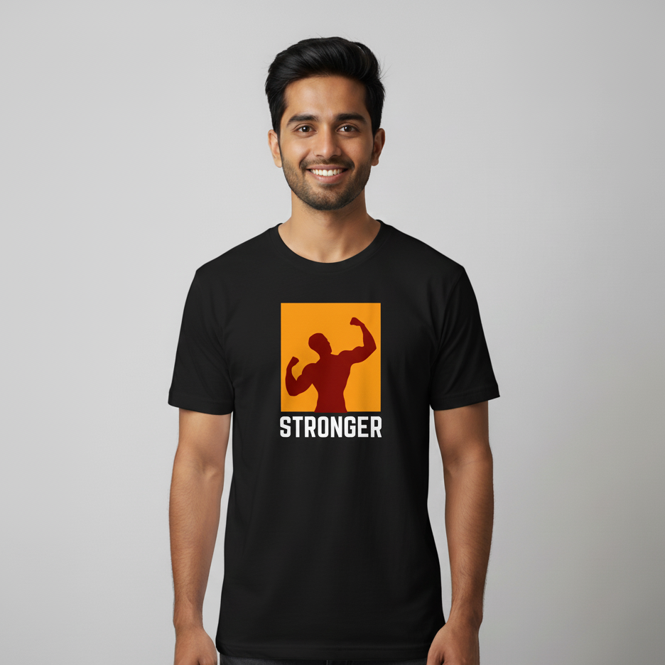 Unisex Standard Crew  Black T-Shirt