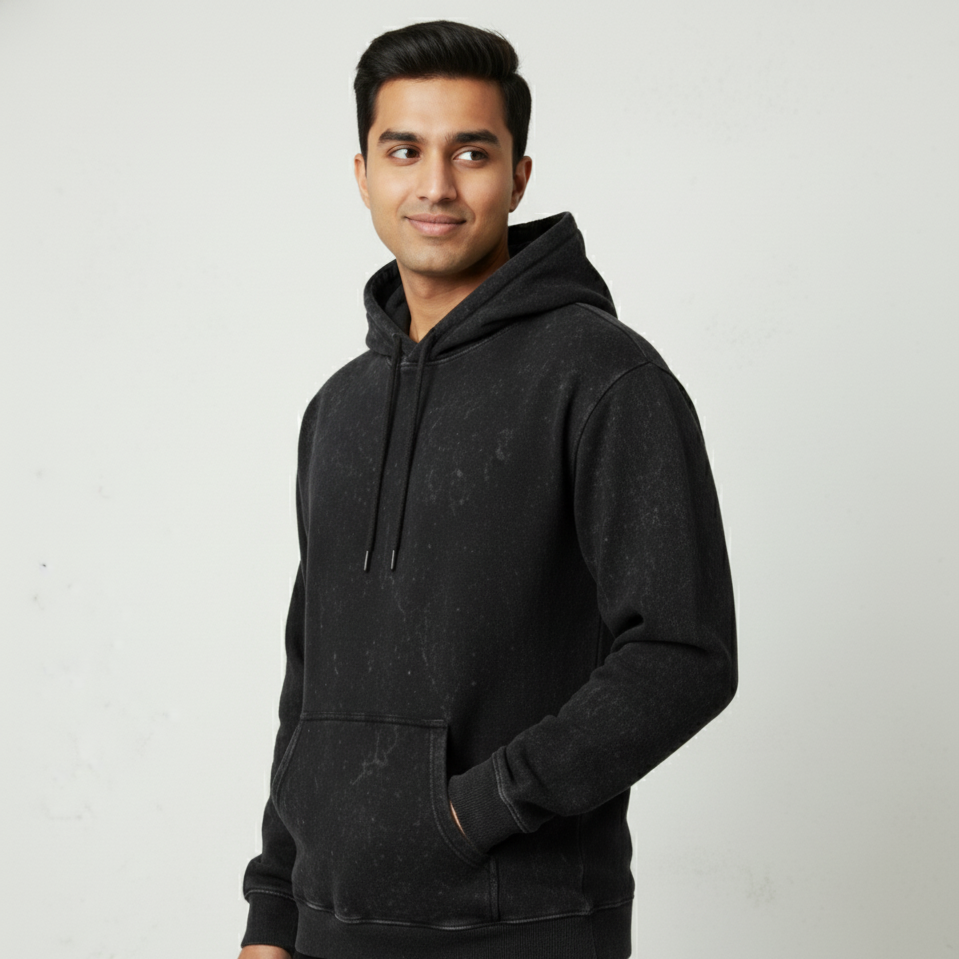 Unisex Acid Washed Hoodie