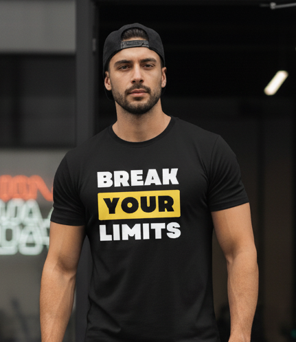 Unisex Standard Crew Black T-Shirt